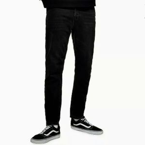 NWT Topman Black Denim Rigid Jeans - BRAND NEW!!!